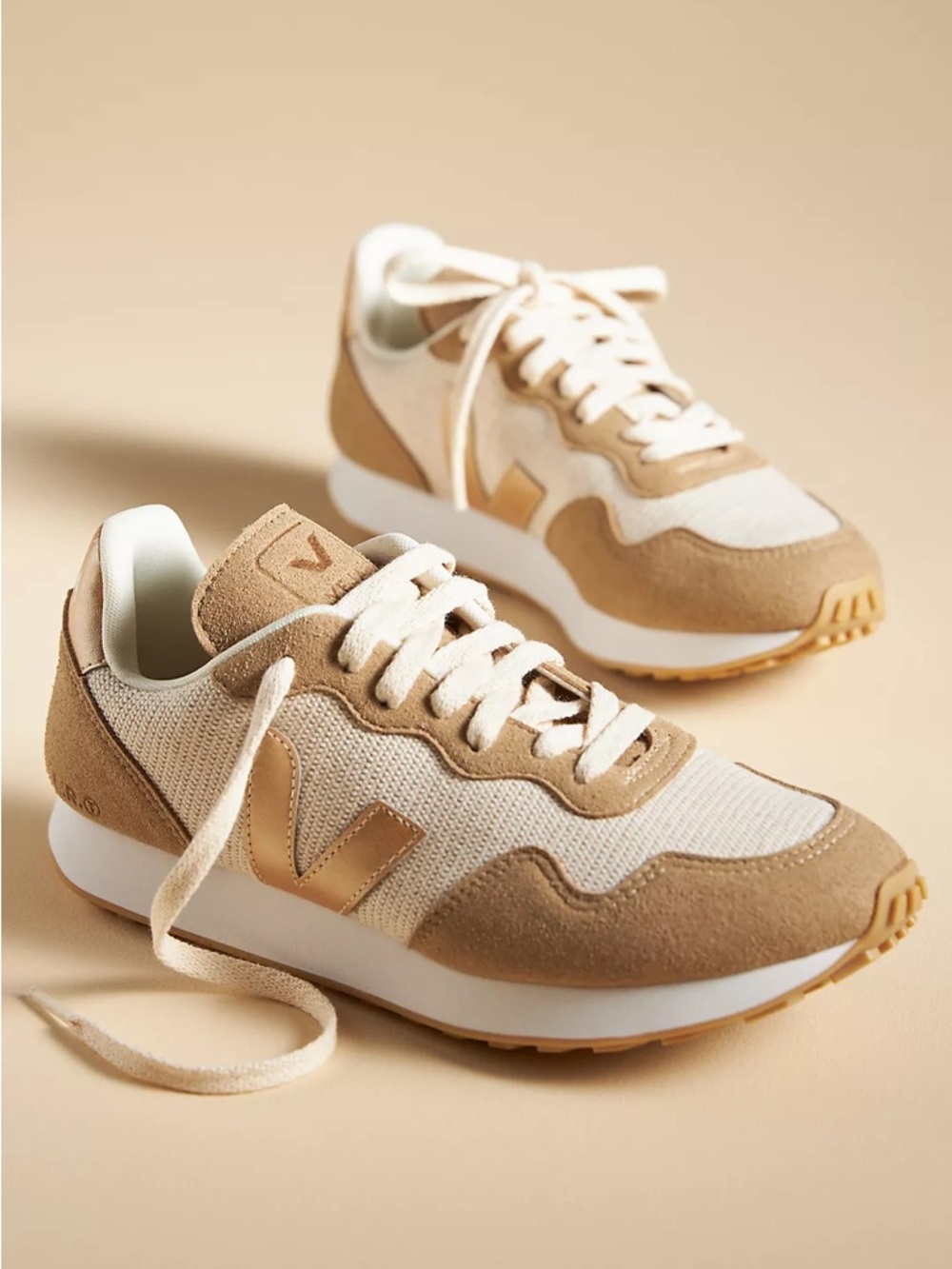VEJA SDU REC J-MESH NATURAL PLATINE